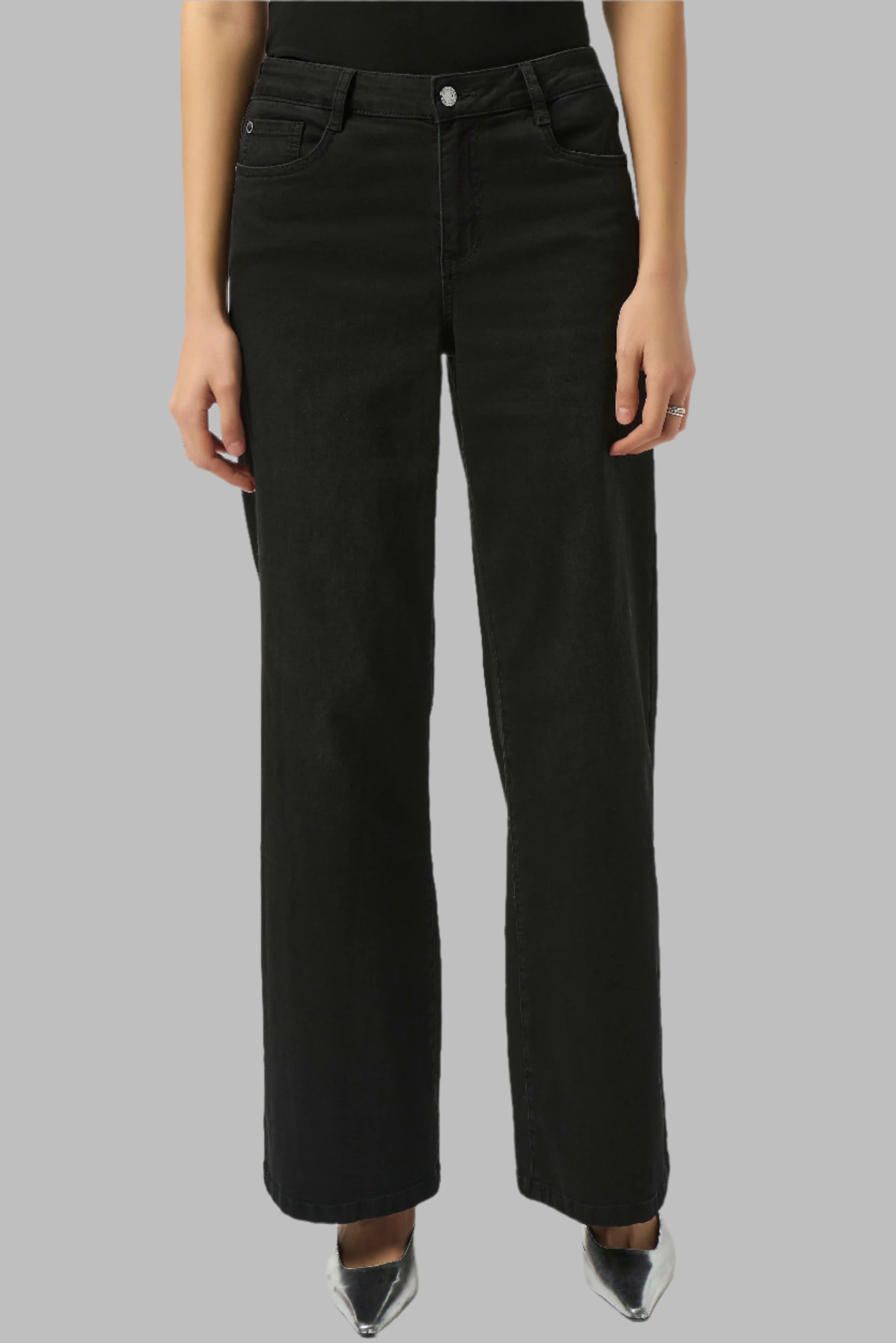 Goldie - Classic Wide Leg Stretch Jeans