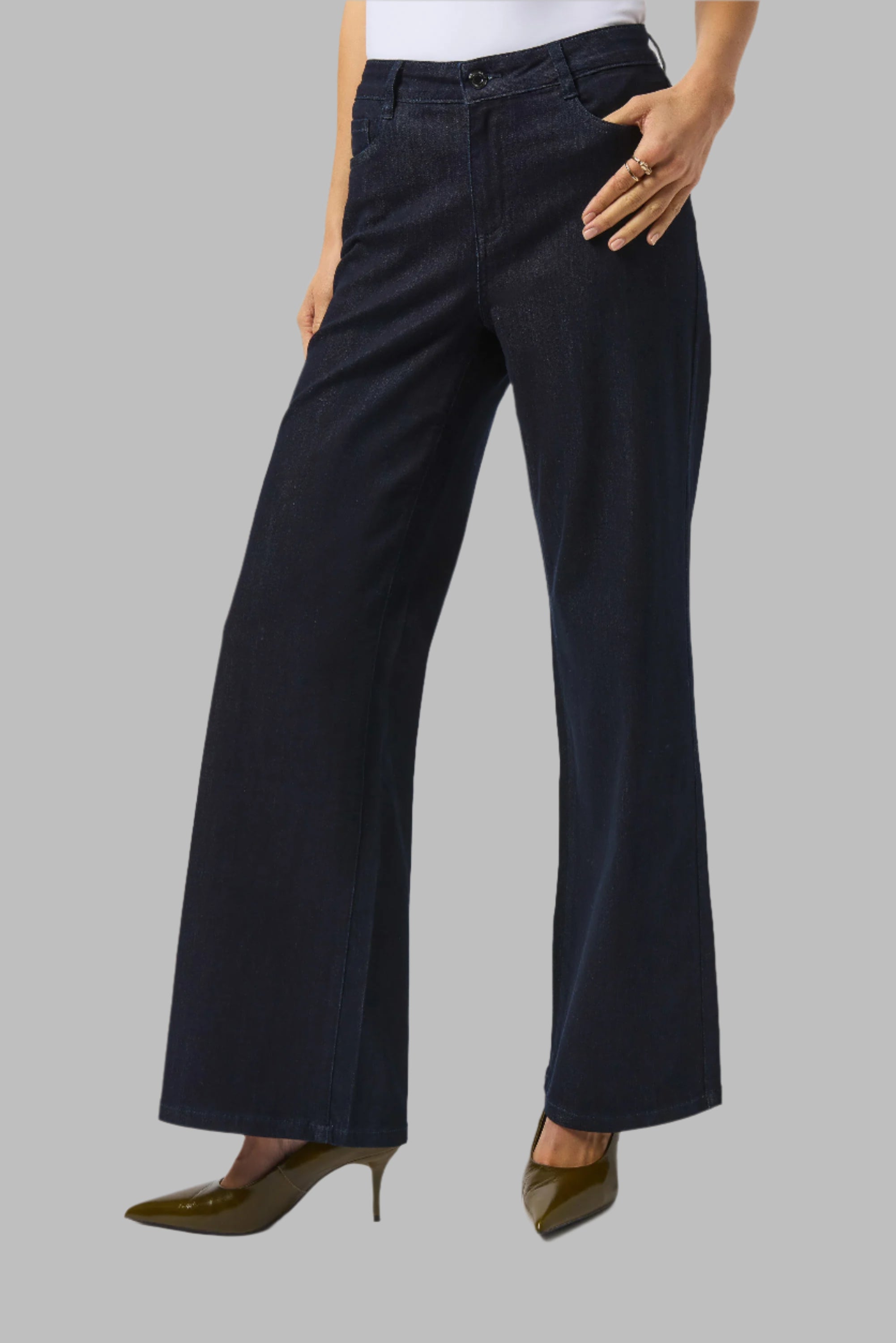 Goldie - Classic Wide-Leg Stretch Jean