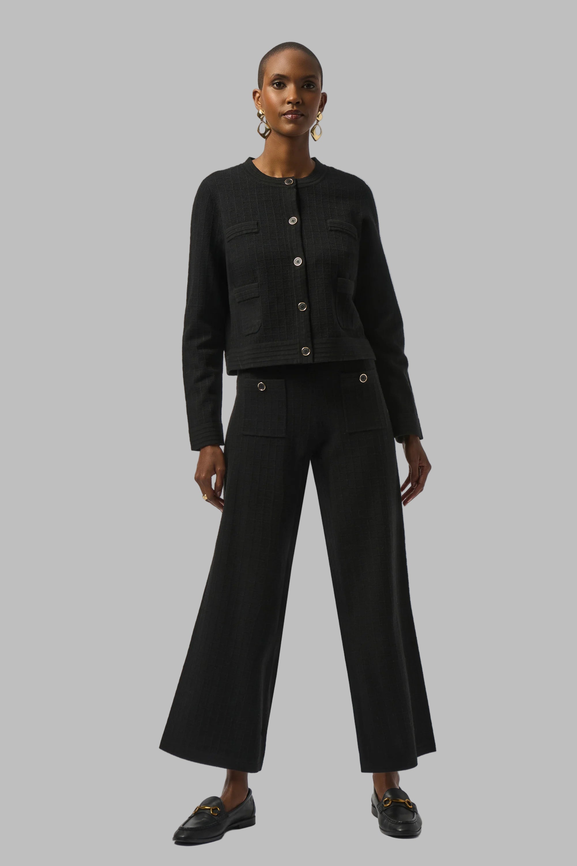 Sweater Knit Straight Leg Pant