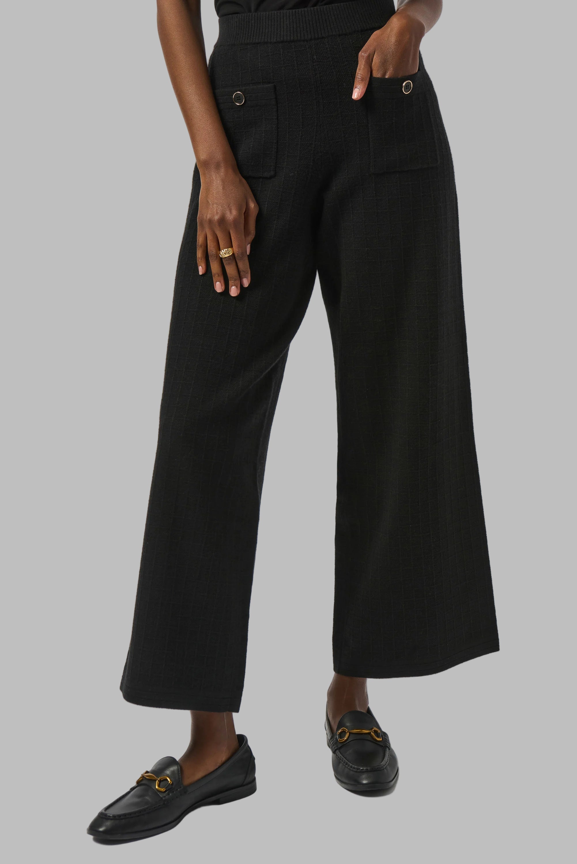 Sweater Knit Straight Leg Pant