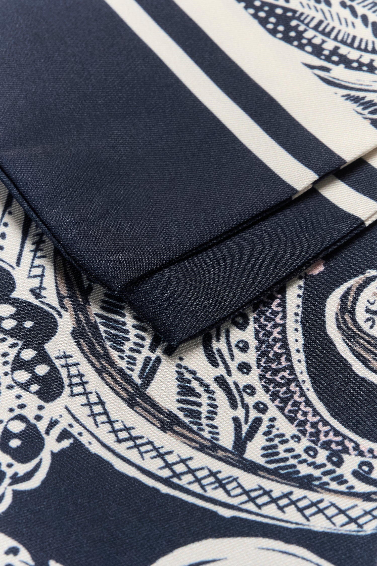 NajiaPW Paisley Print Scarf