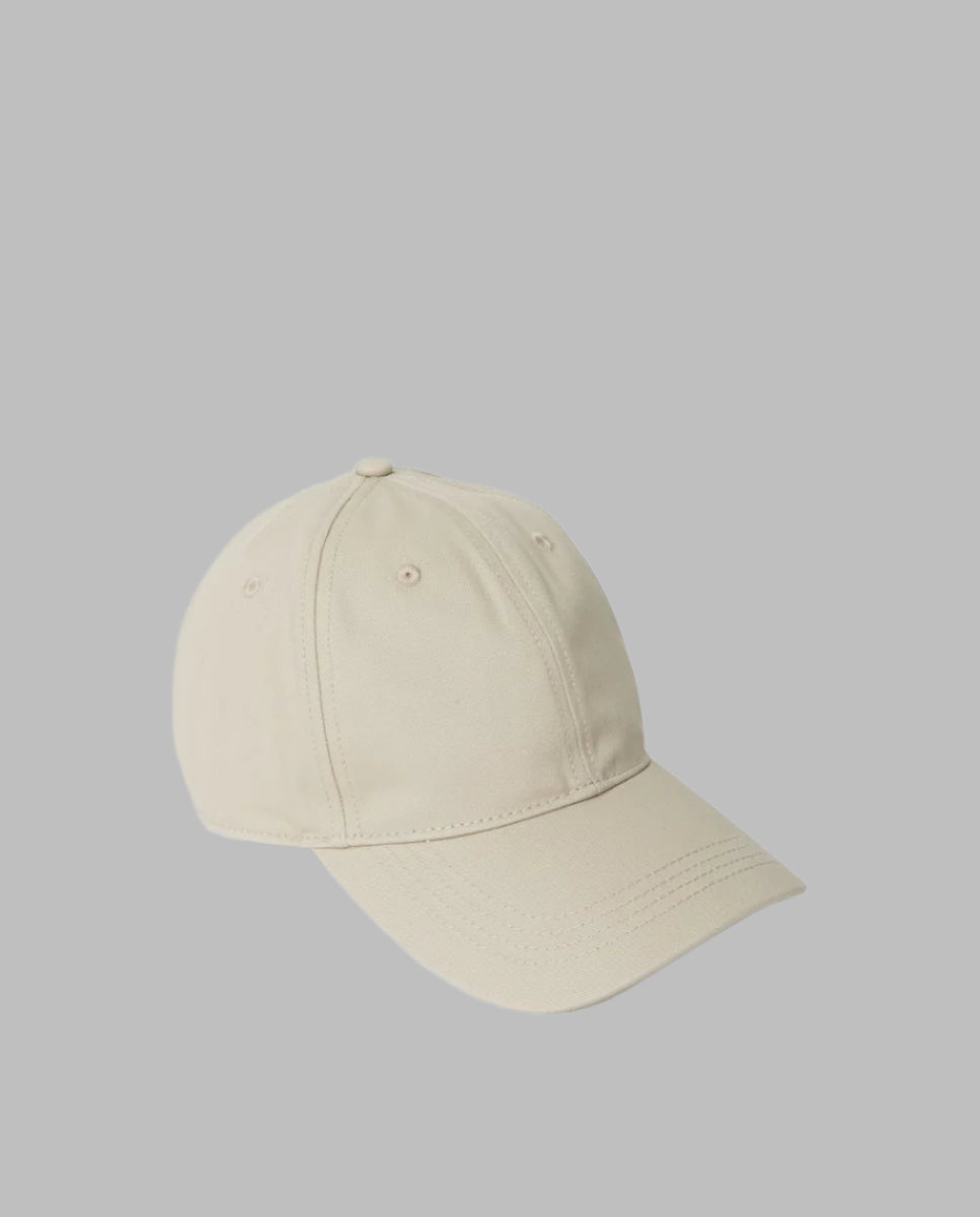 Beige Adjustable Cotton Cap