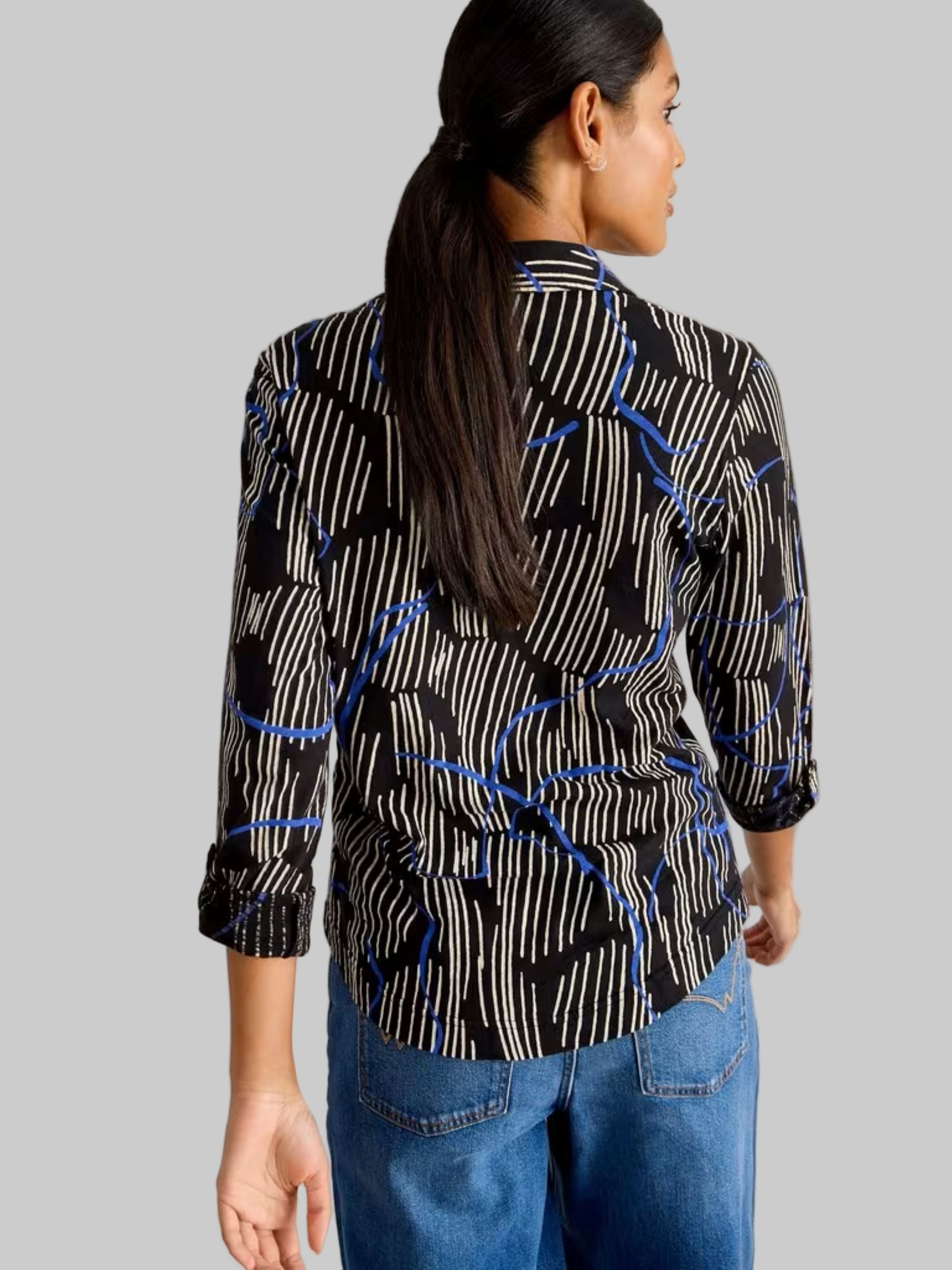 Annie Collared Jersey Shirt