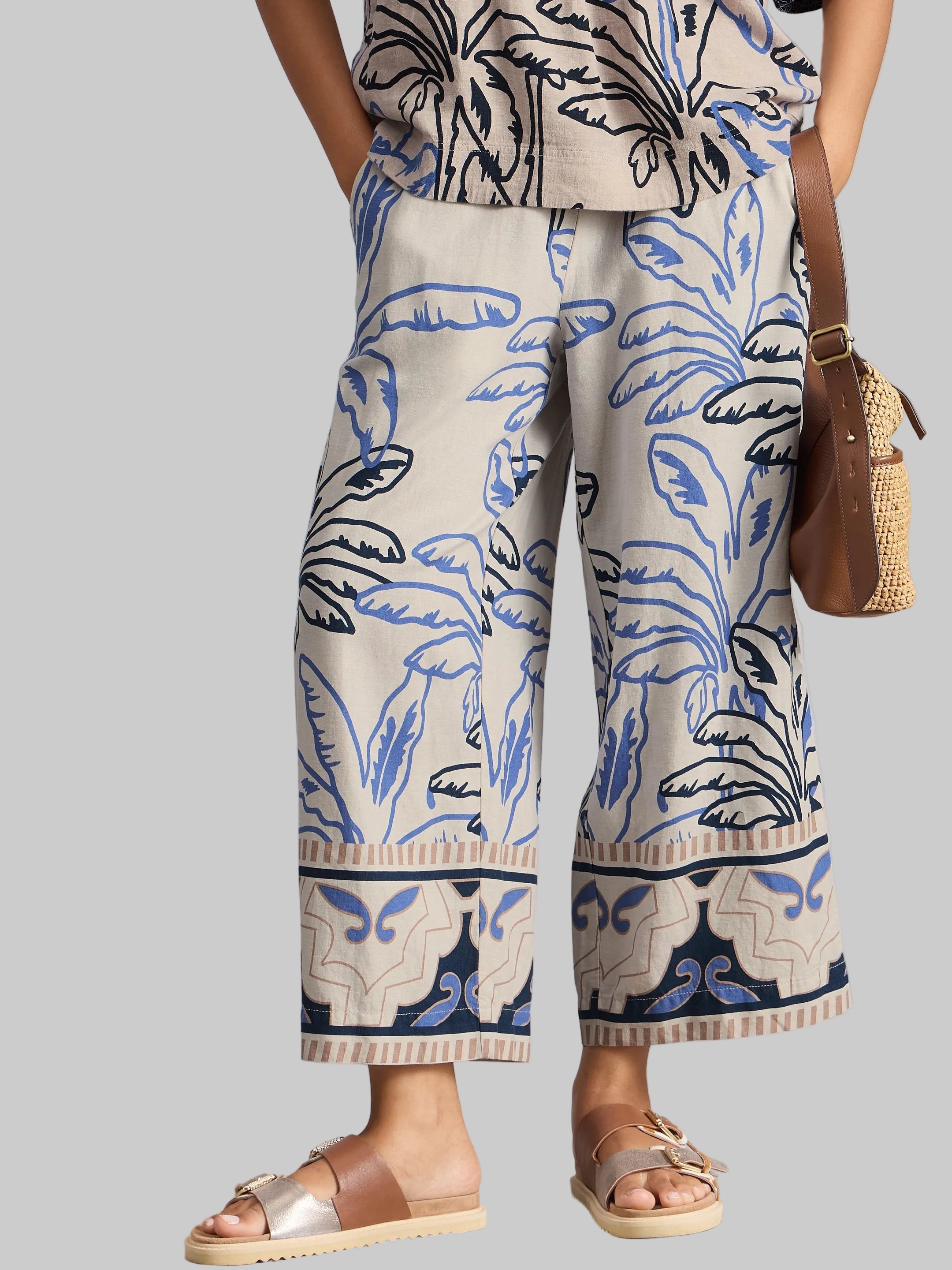 Shelly Linen Blend Culotte