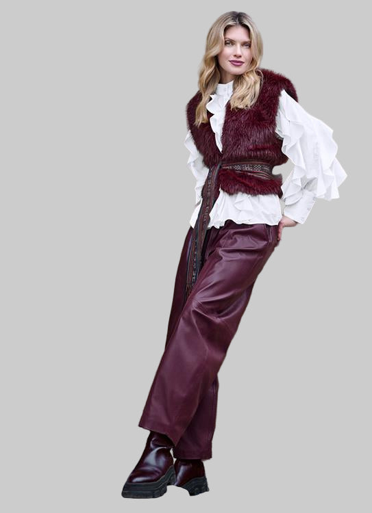 Faux Fur Waistcoat