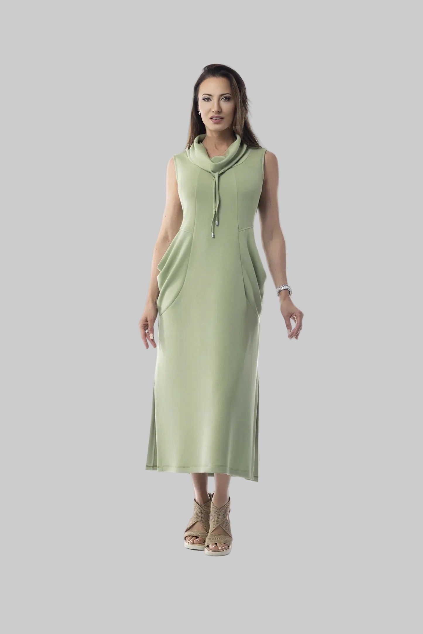 Cowlneck Dress
