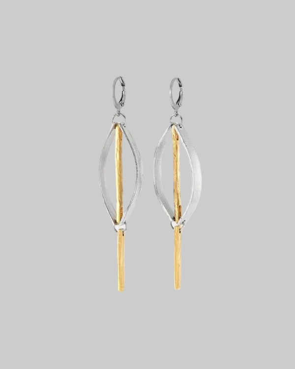 Yselo Two-Tone Earrings