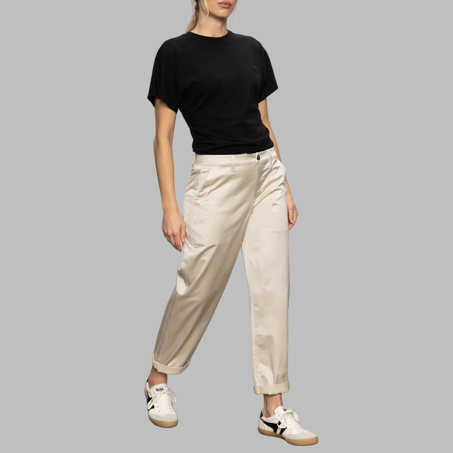 Sateen Tapered Pant
