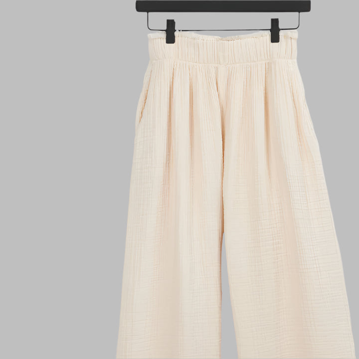 Crinkle Palazzo Pant