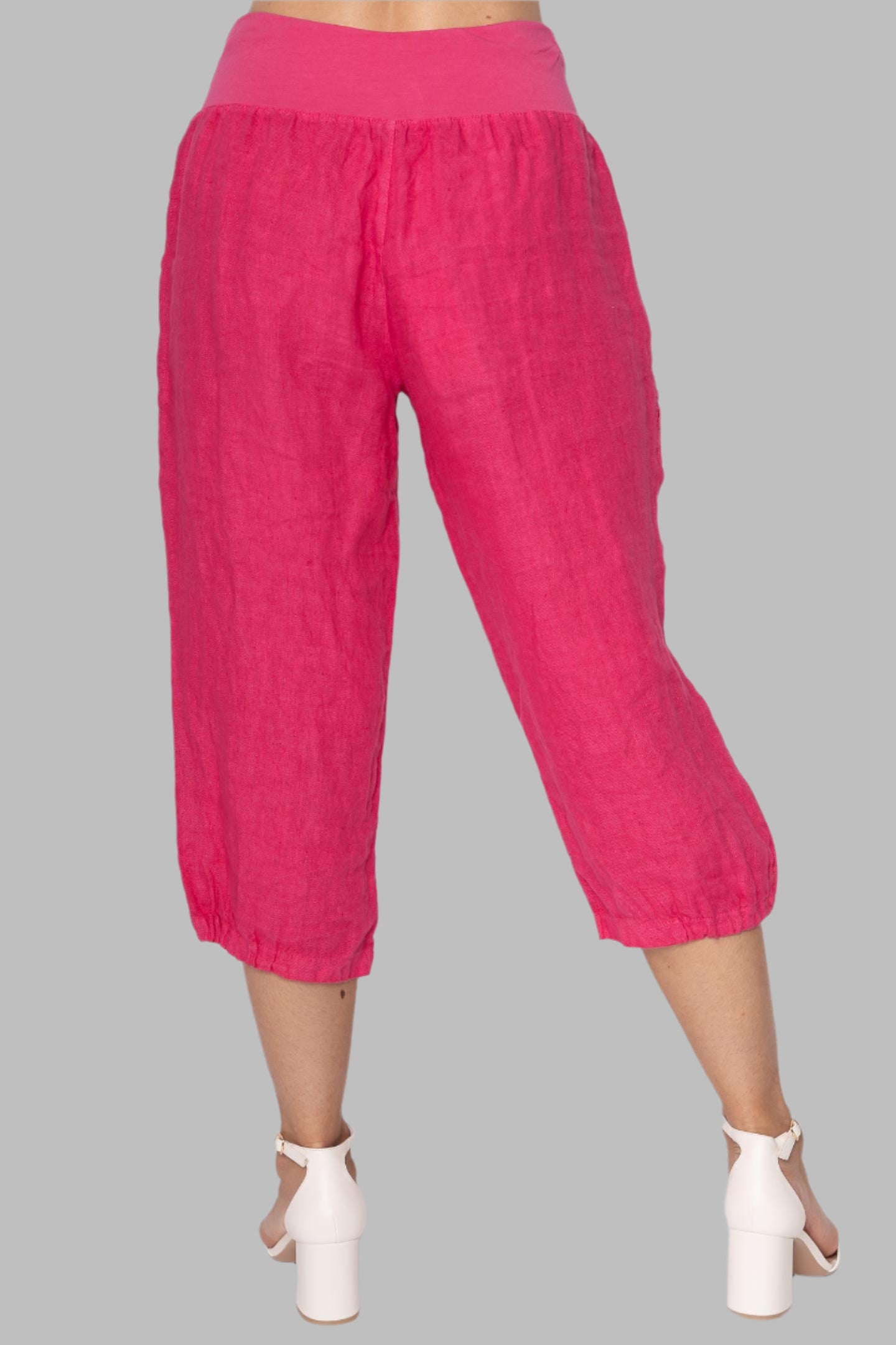 French Linen Capri Pant