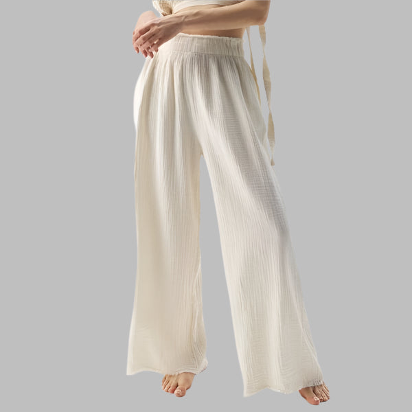 Crinkle Palazzo Pant