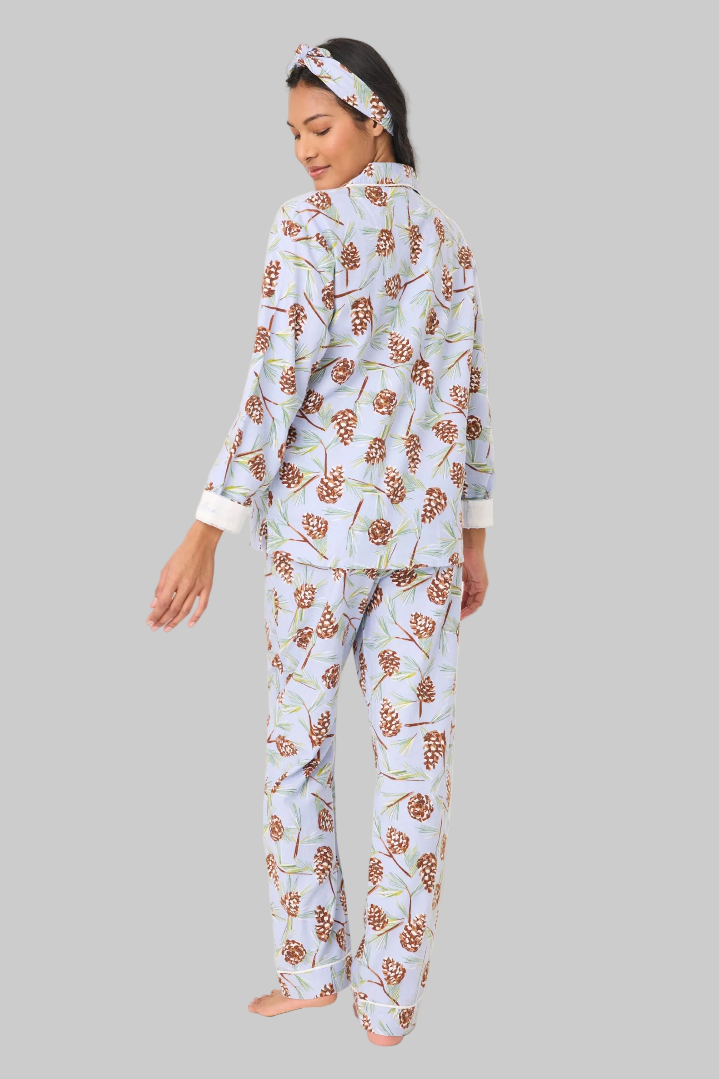 Sleigh All Day & Feeling Pine Winter Print PJ Set