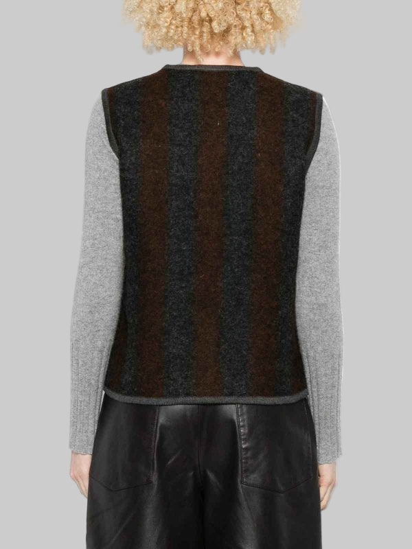 Striped Wool Vest