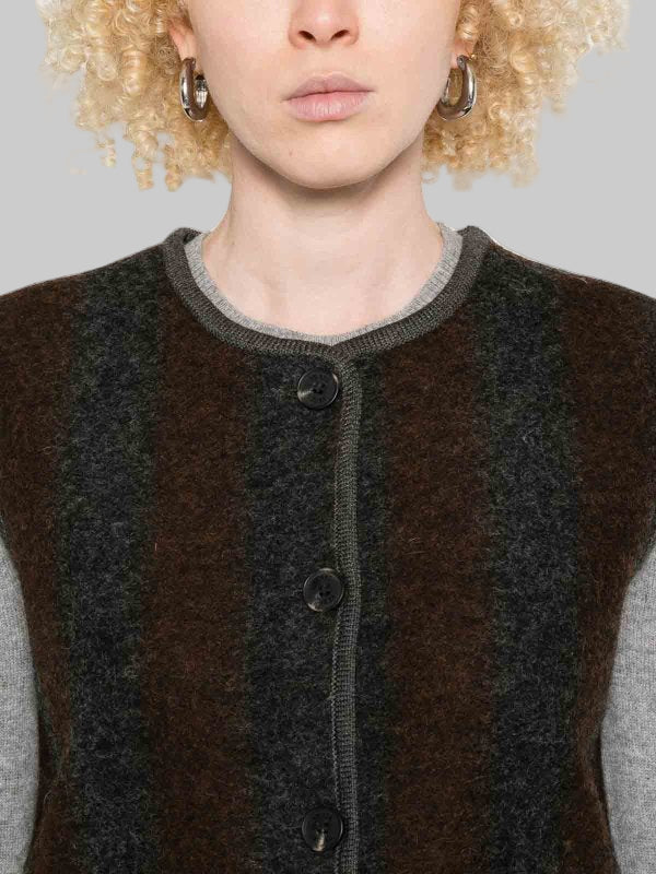 Striped Wool Vest