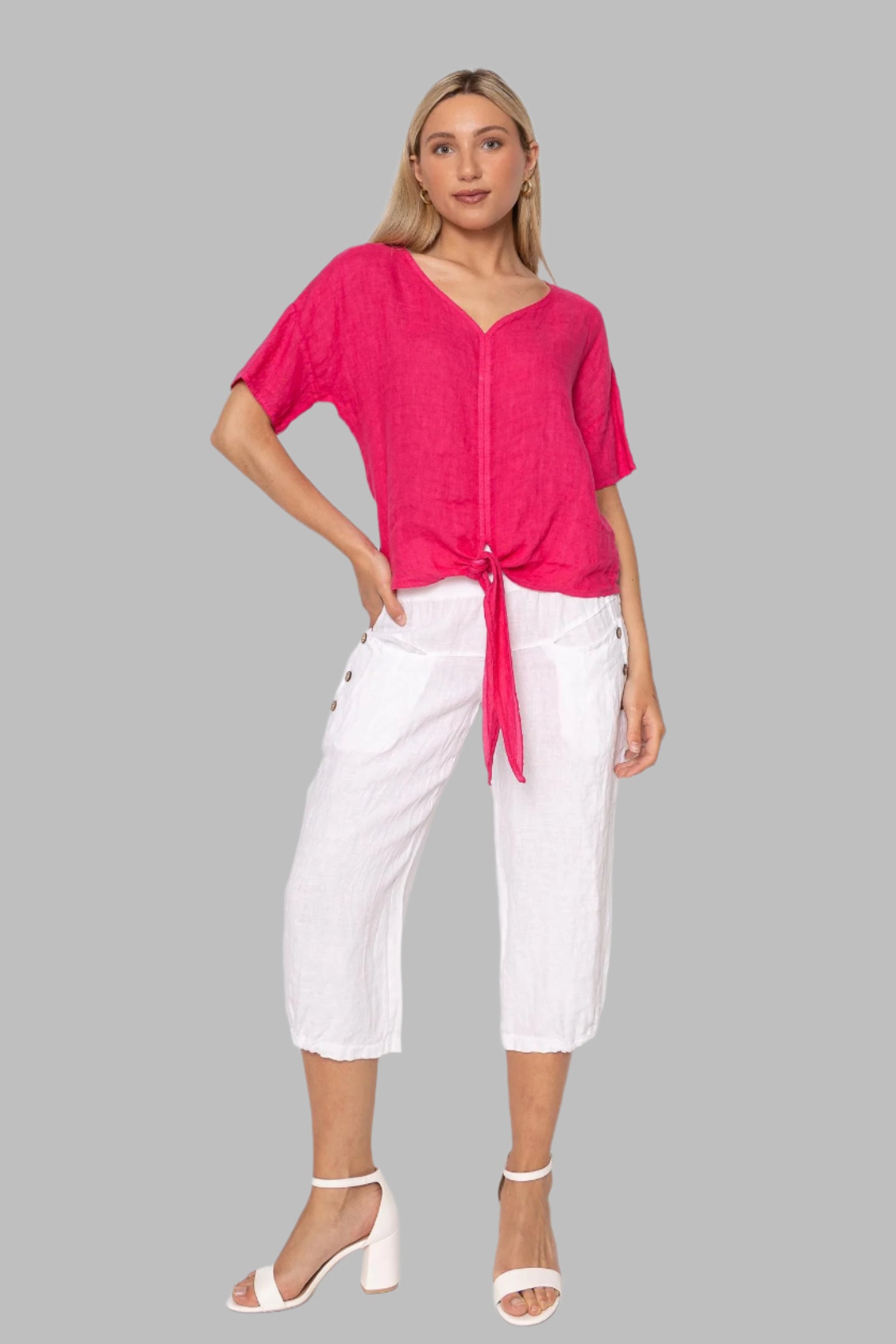 LINEN LUV Top Blouse
