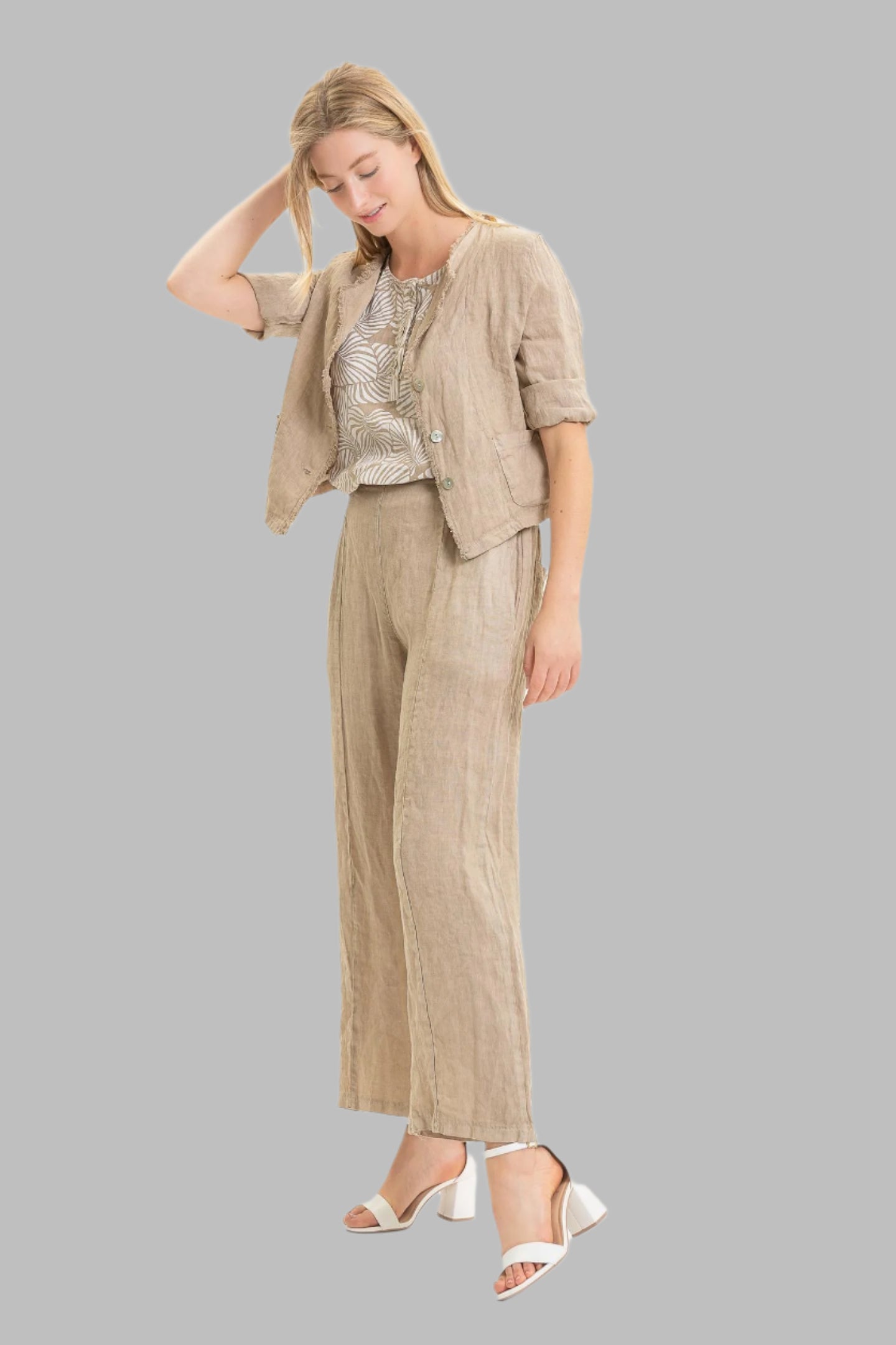 French Linen Jacket