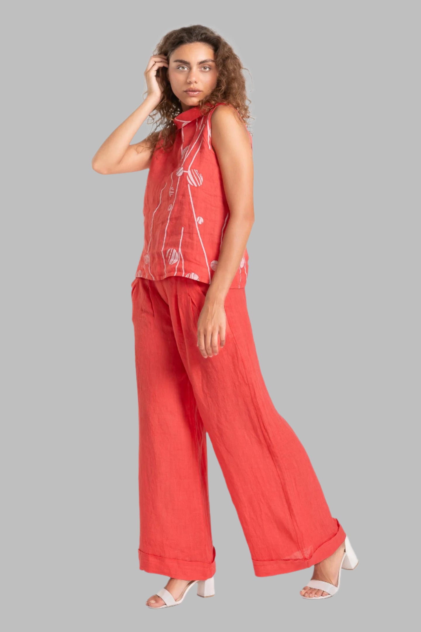 French Linen Top