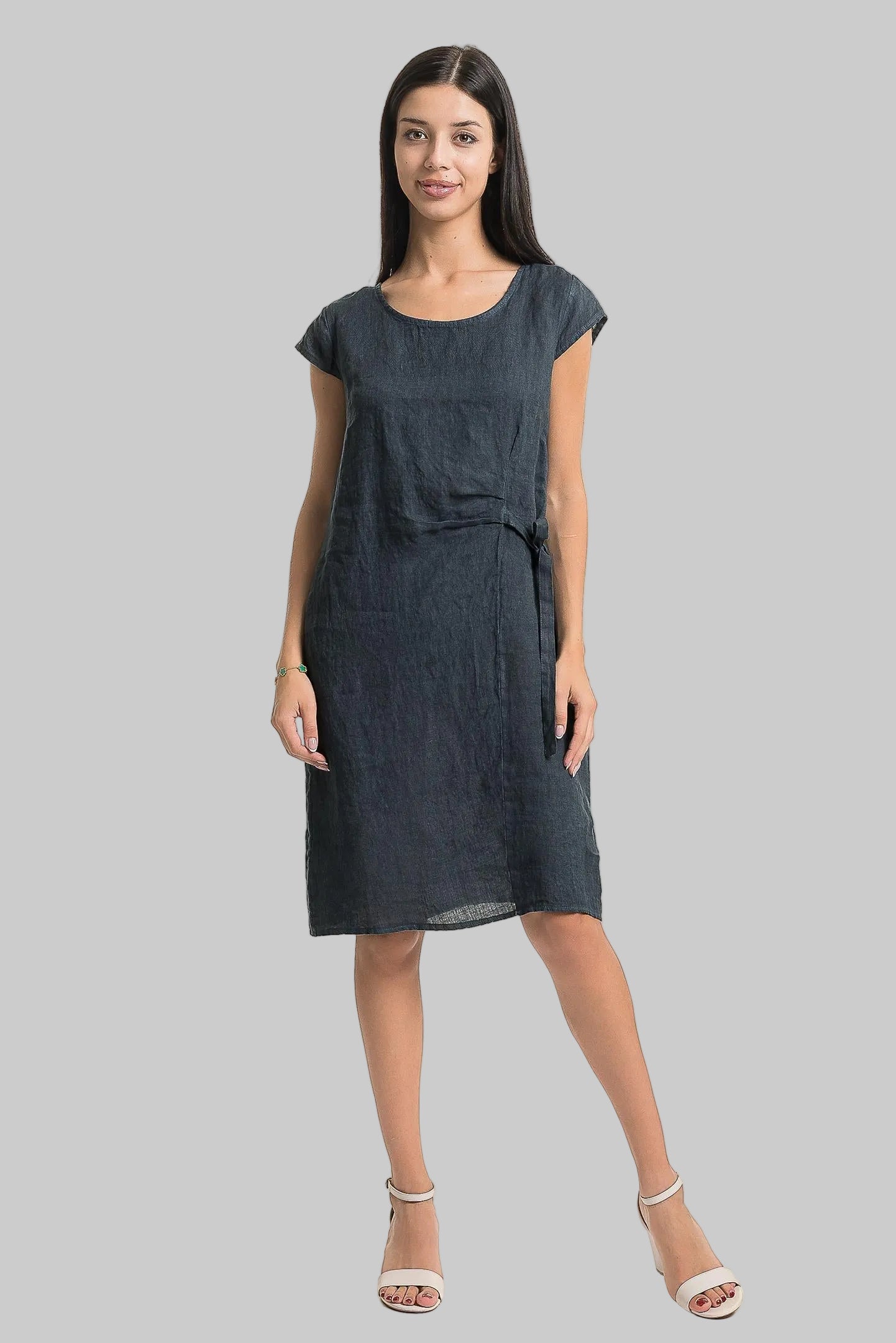 French Linen Dress