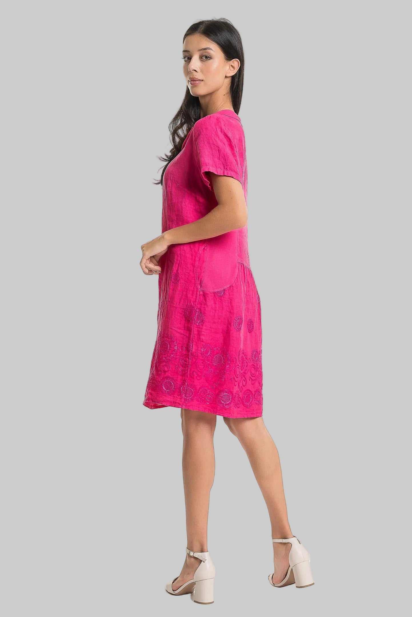 French Linen Dress