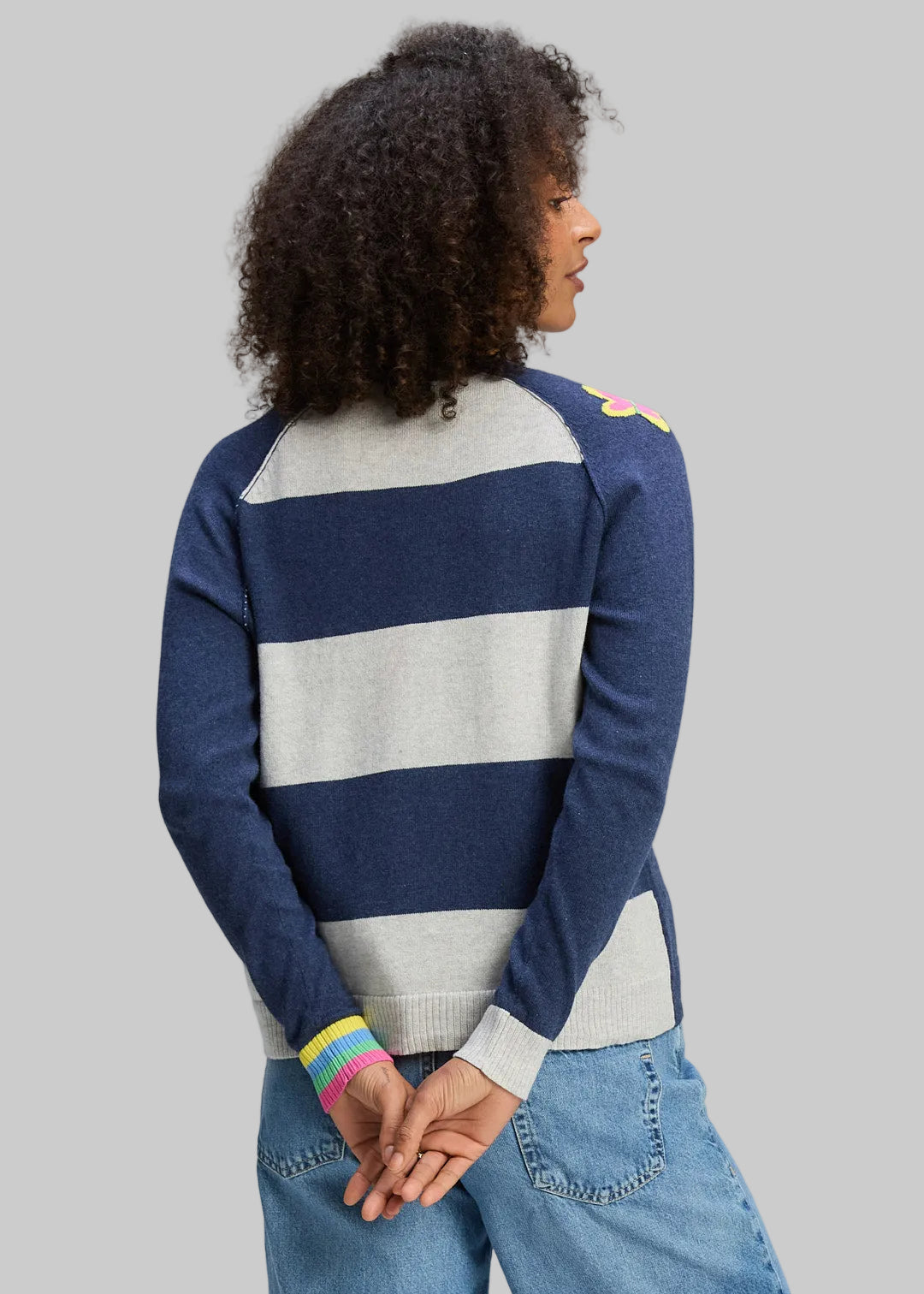 Good Vibes Denim Cardigan