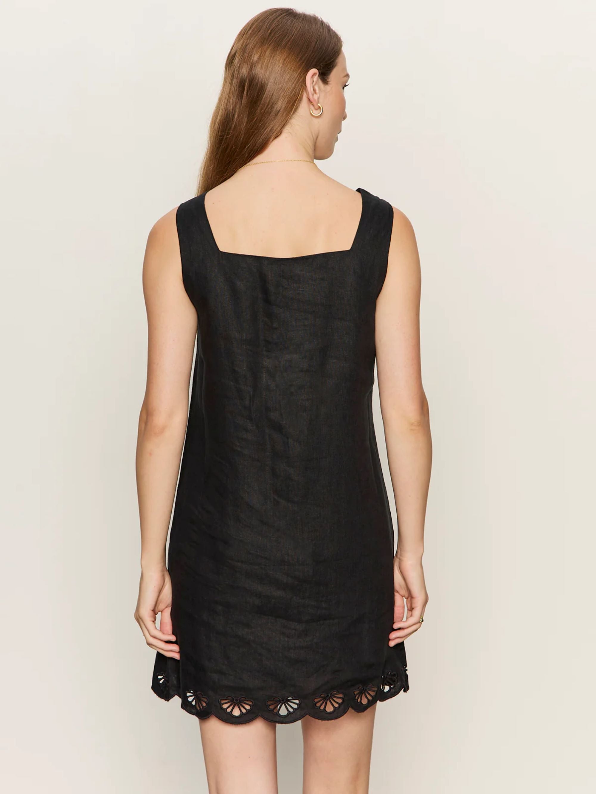 Almost There Linen Dress