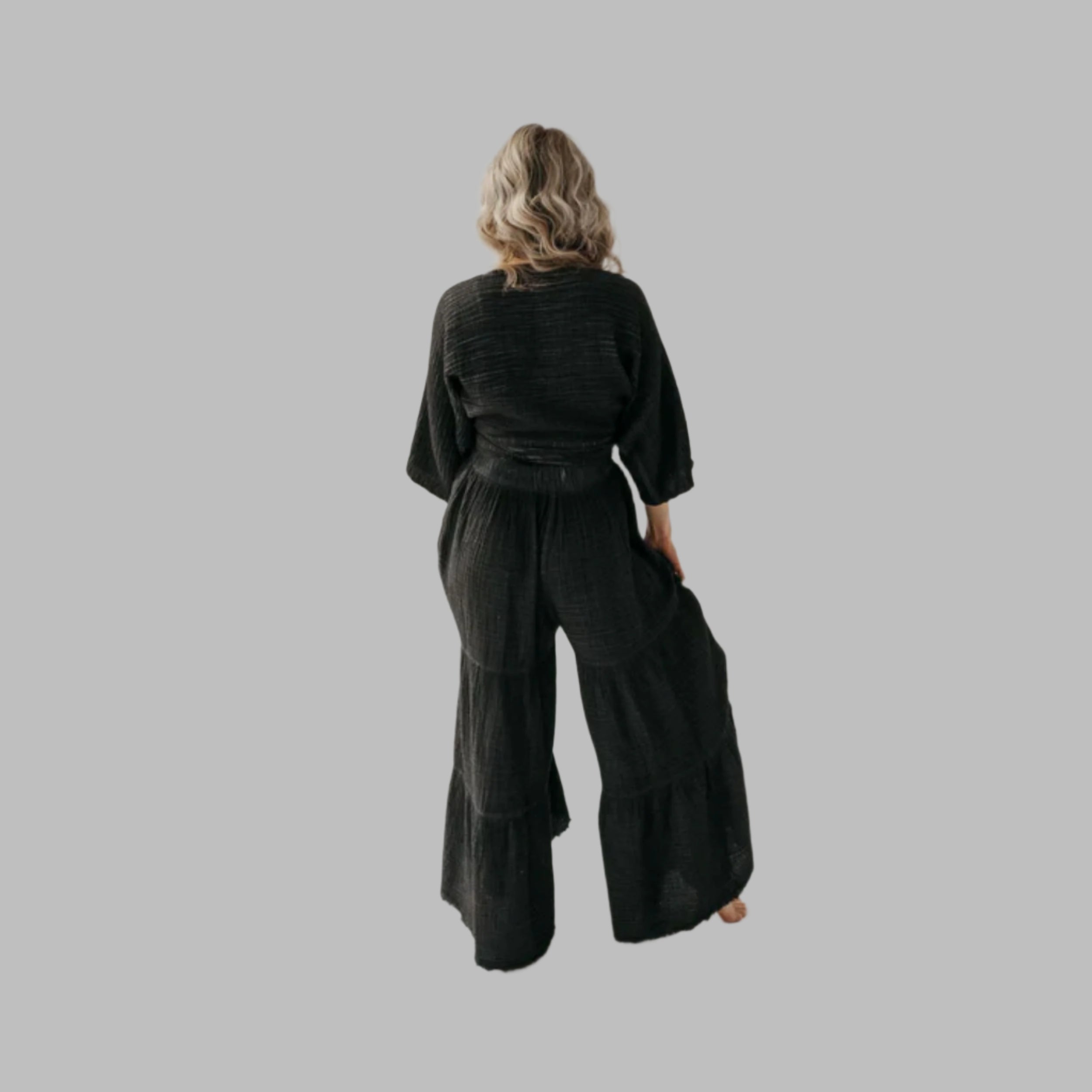 Crinkle Skirt Pant