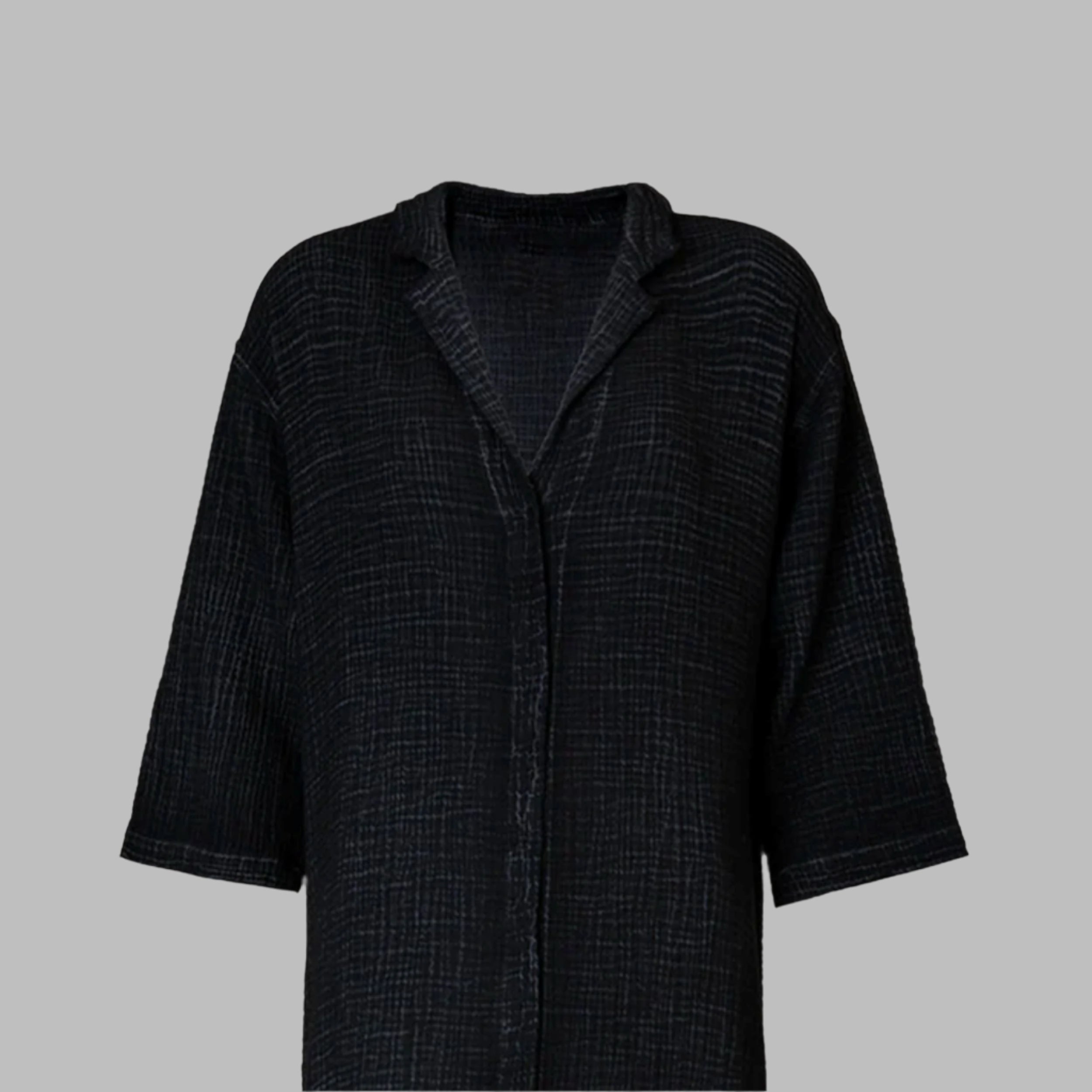 Crinkle Shirt Dress
