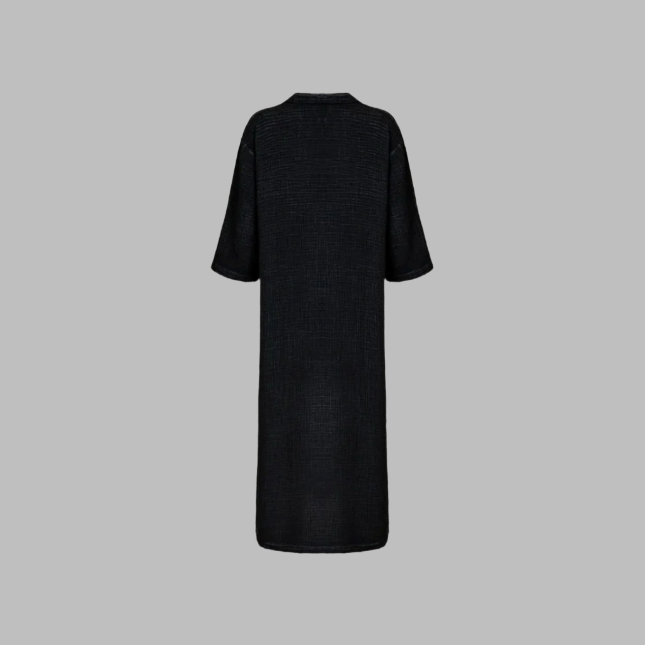 Crinkle Shirt Dress