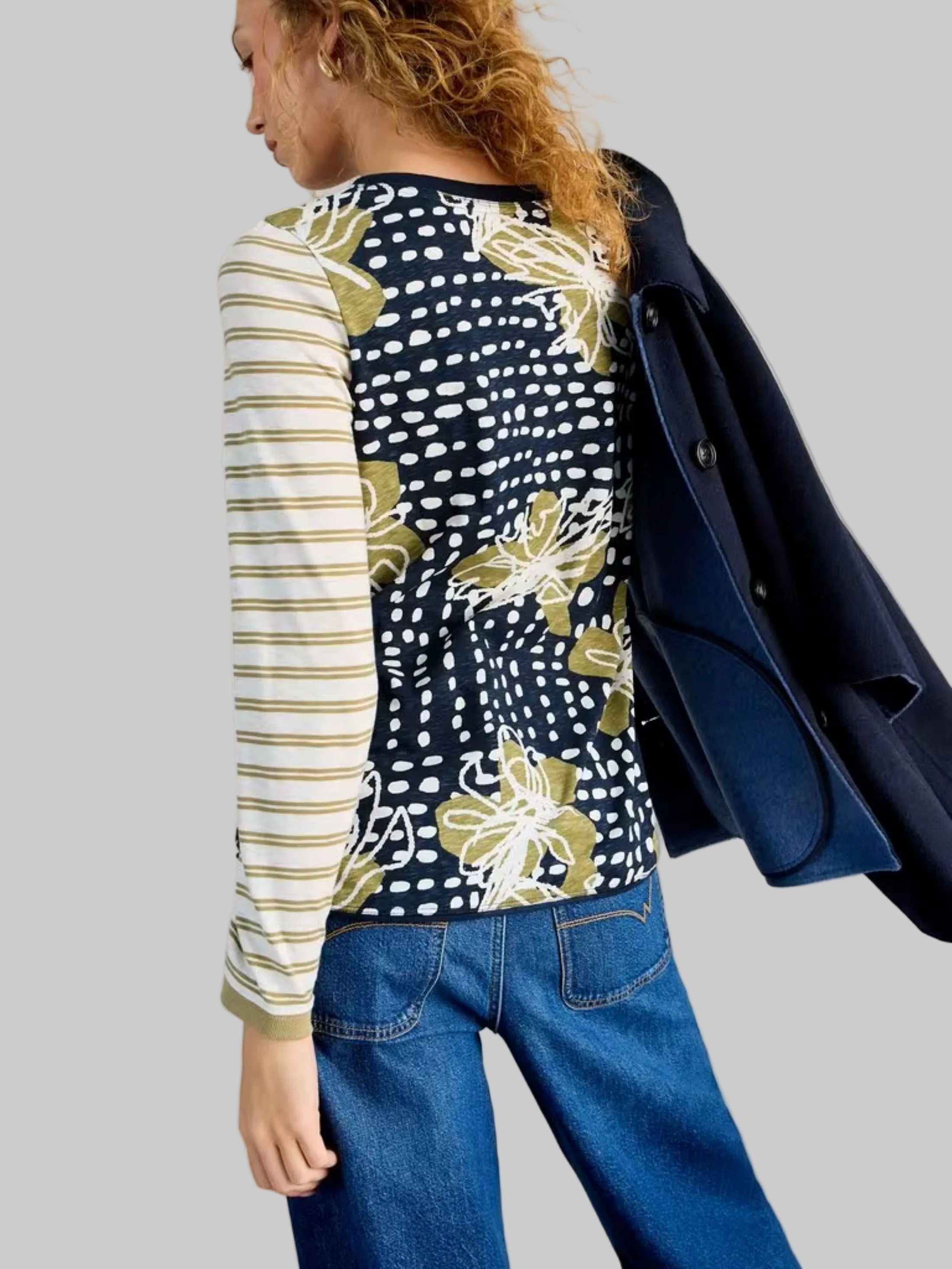 Clara Long Sleeve Tee Crew Neck