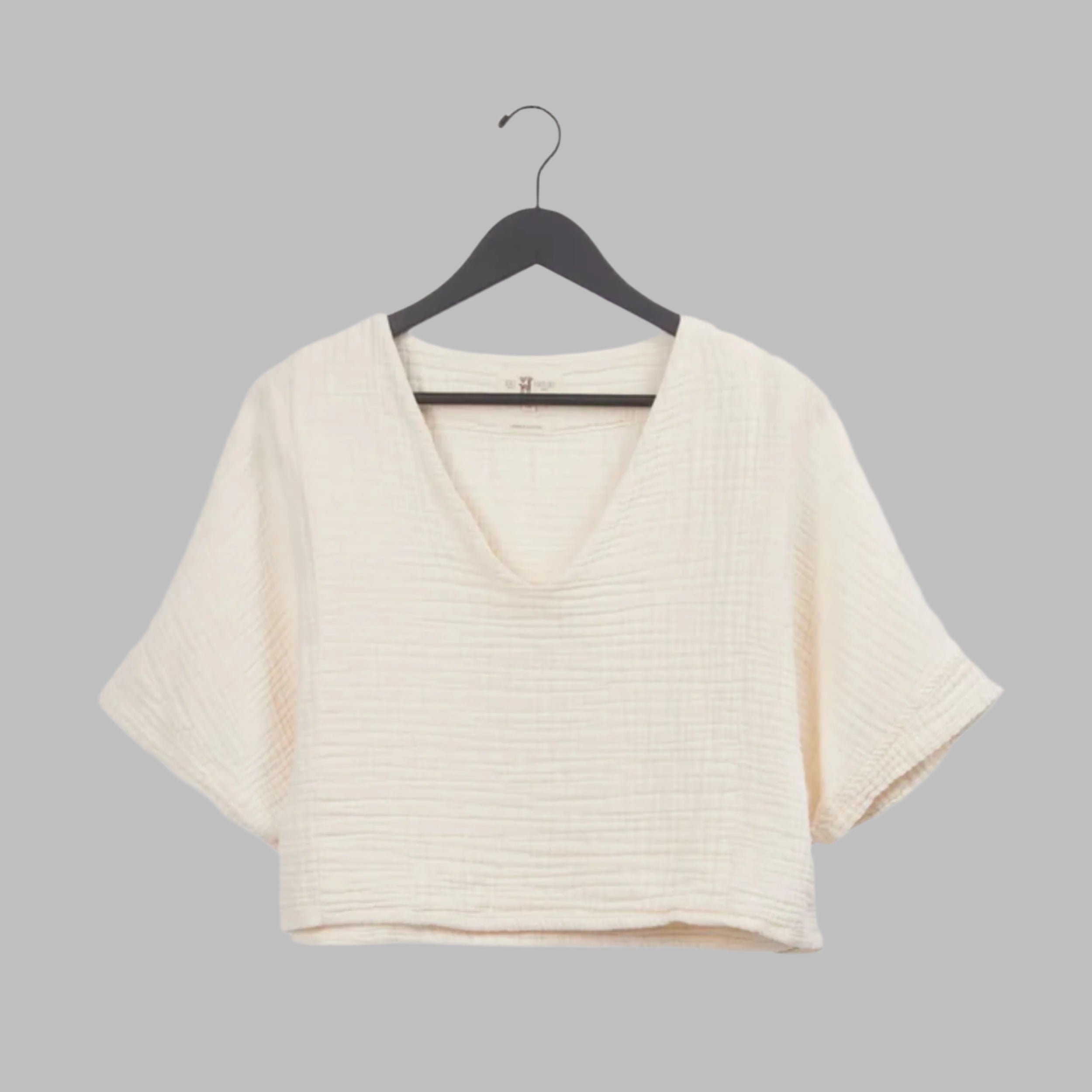 Crinkle Crop Top