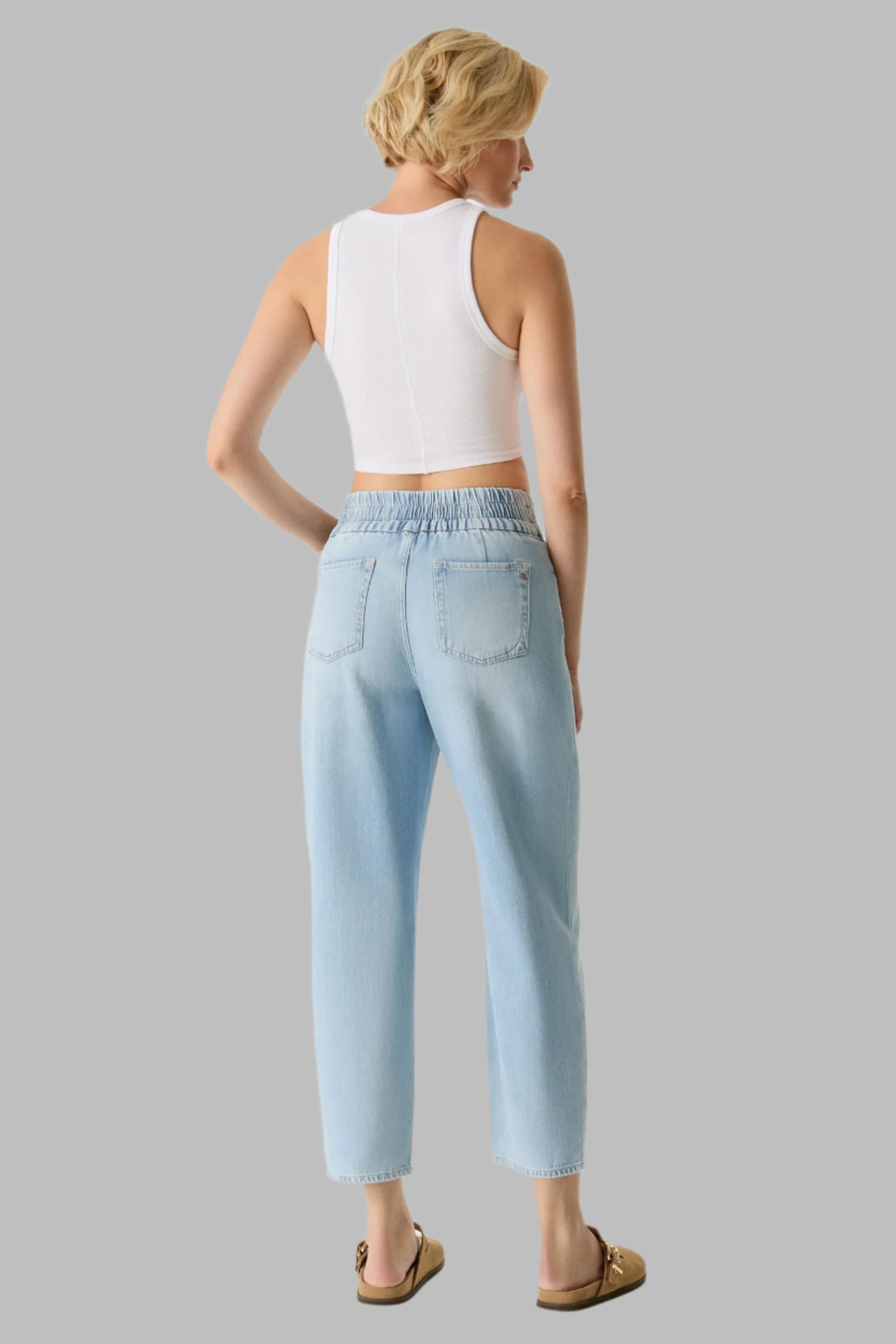 Jasmine High Waist Cropped Jogger