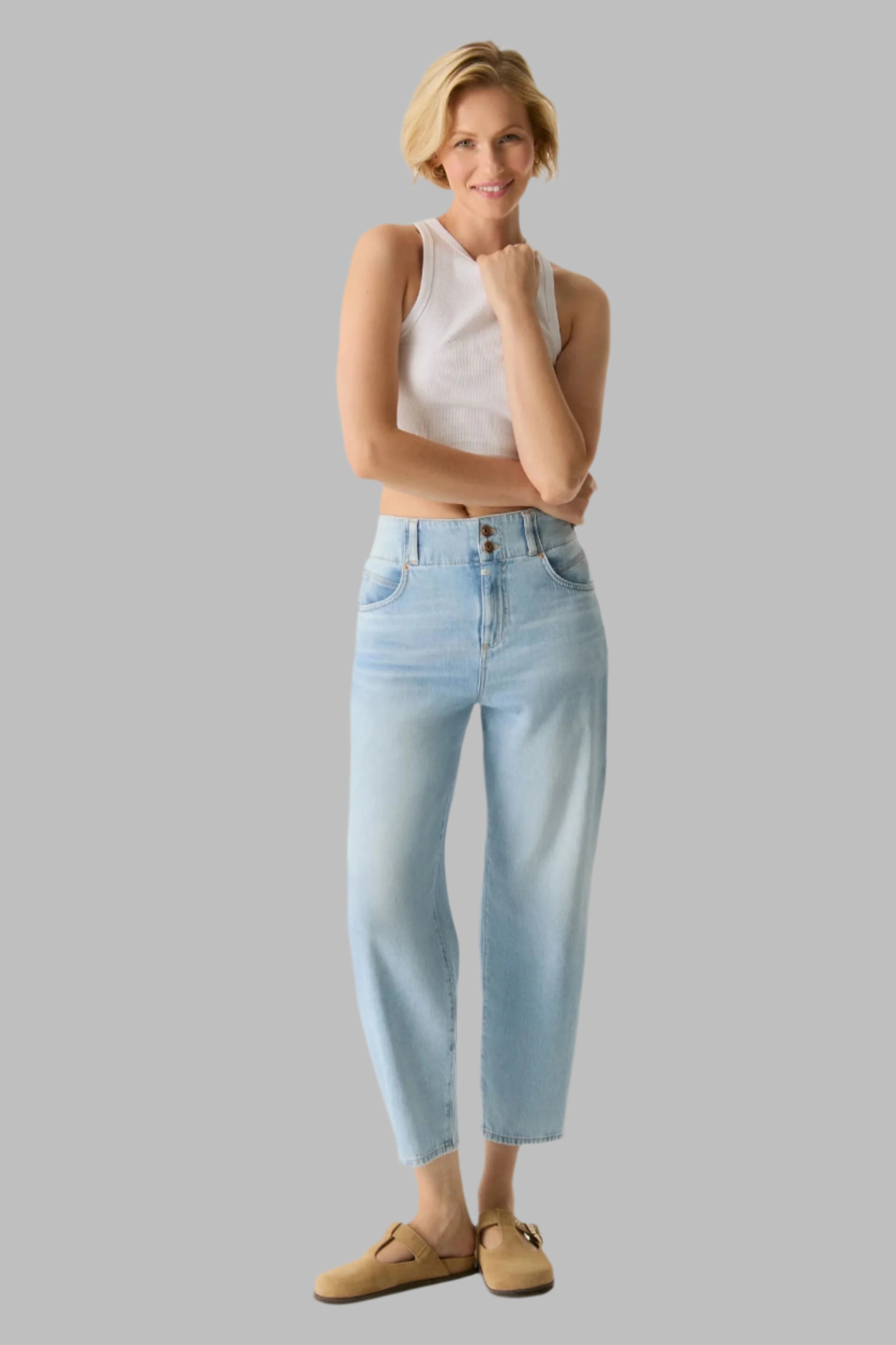 Jasmine High Waist Cropped Jogger