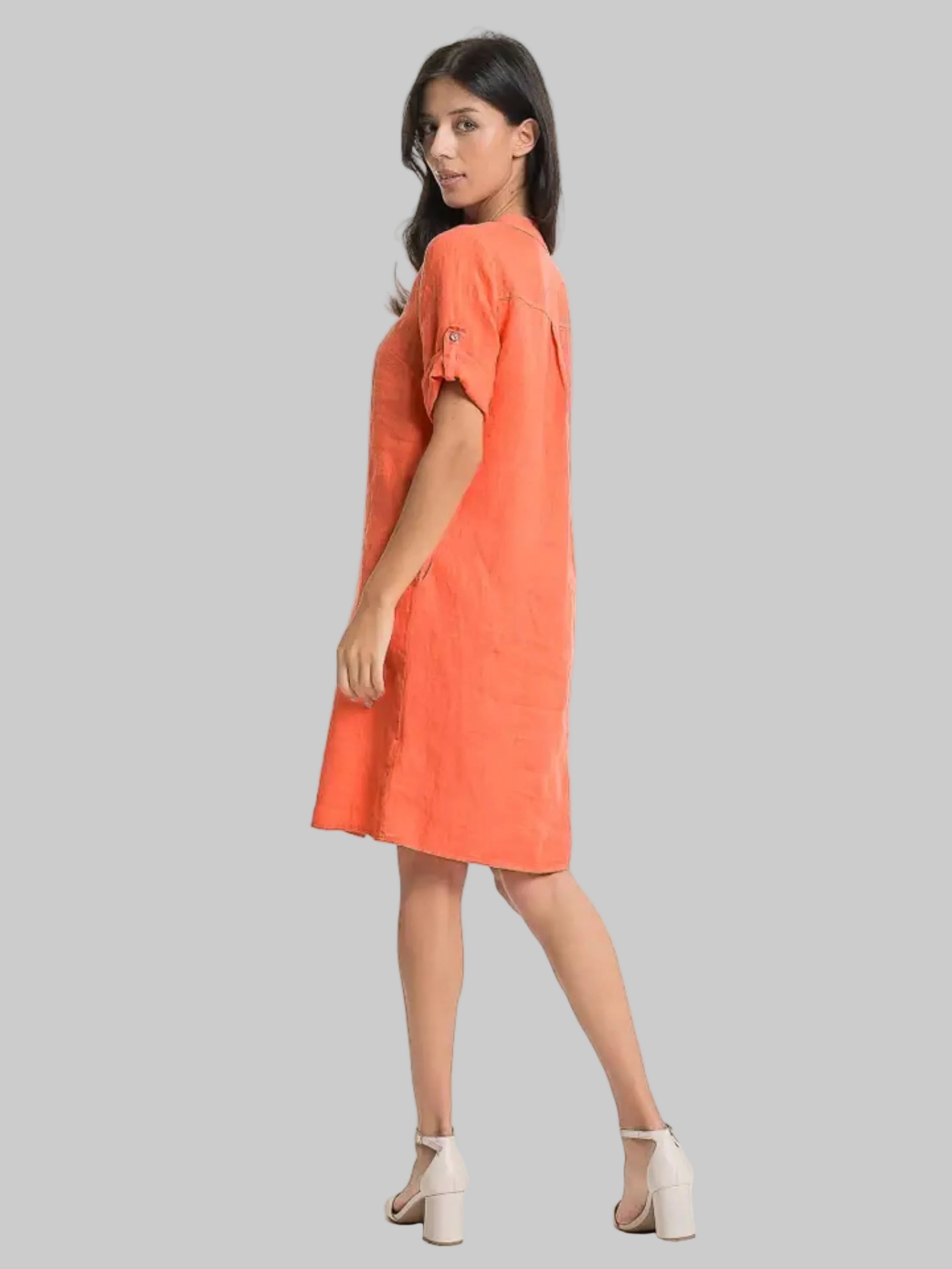 French Linen Dress