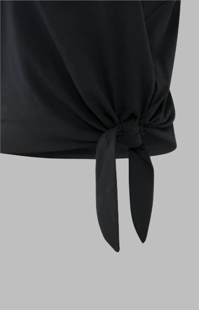 Sleeveless Top With Knot Detail