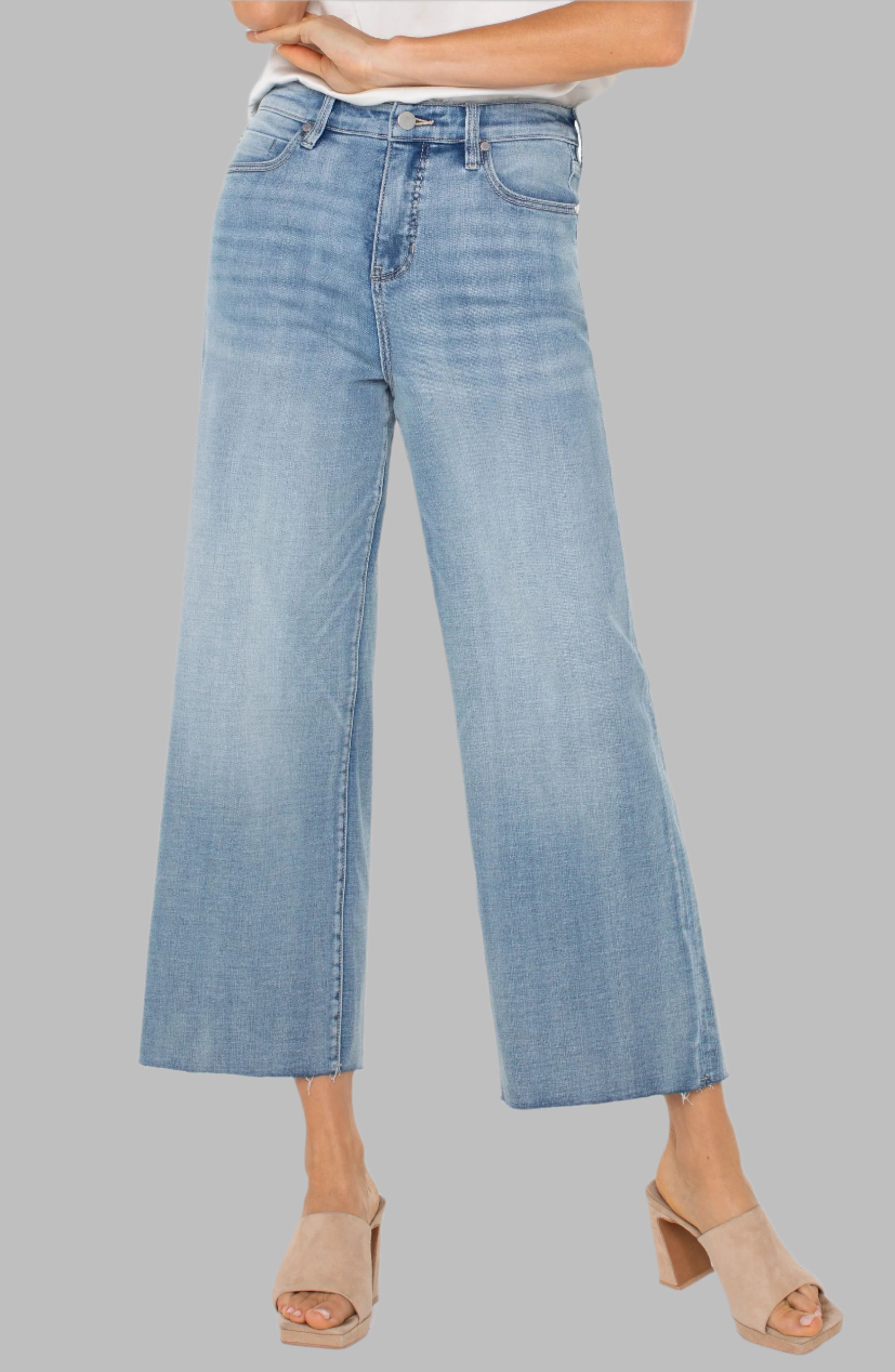 Stride hi-rise Bottom Jean Wide Leg