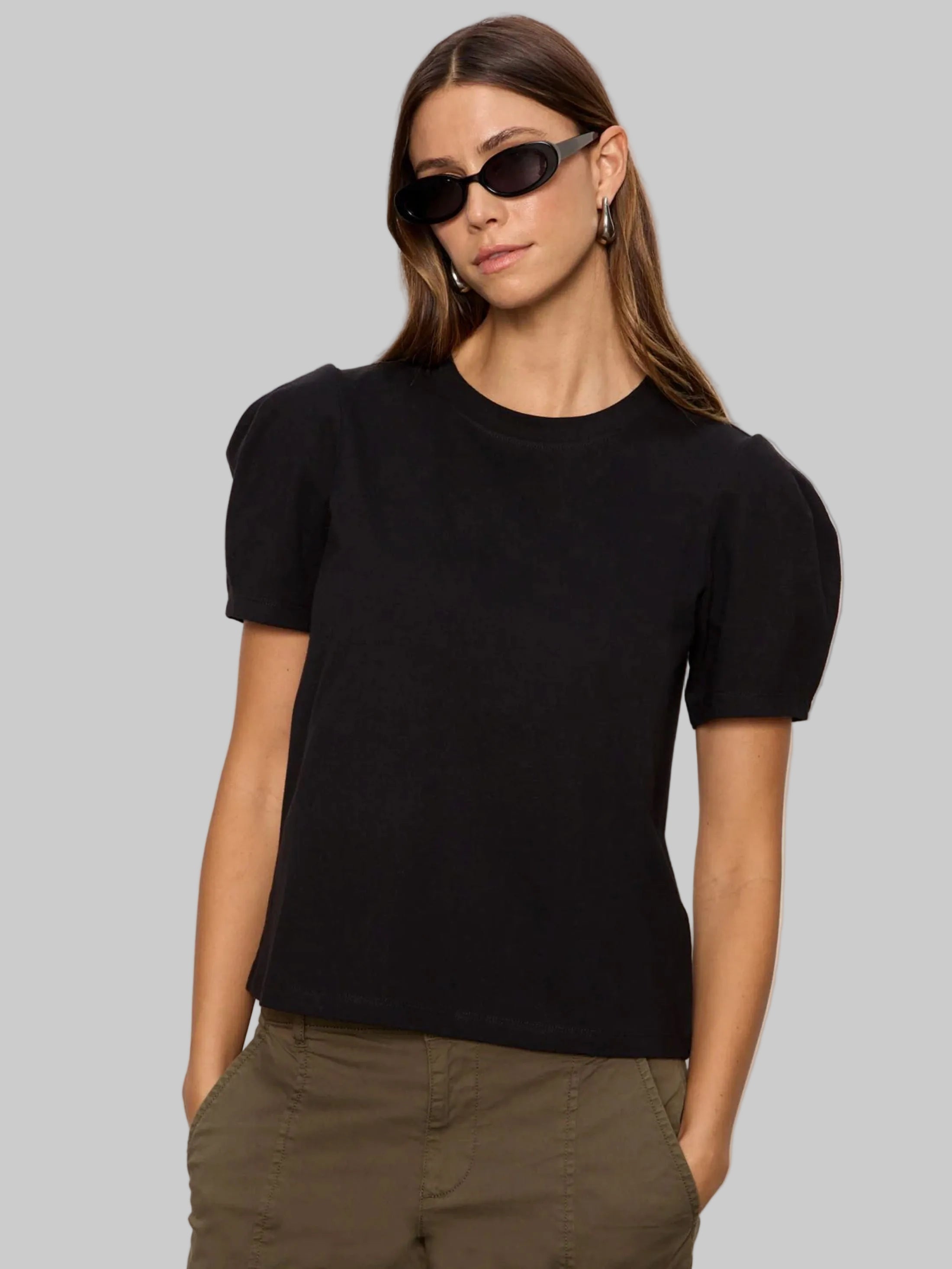 Pleated Tee Top