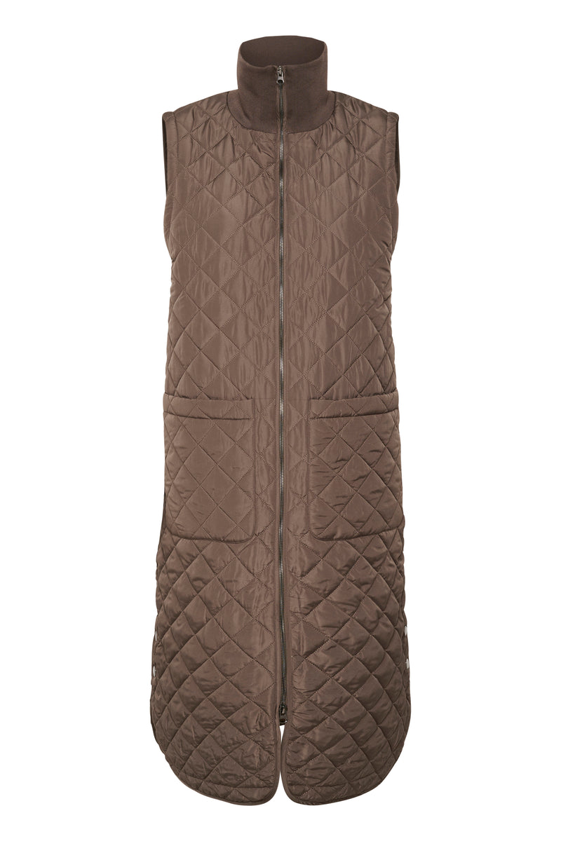 Kaffe Top Waistcoat Quilted