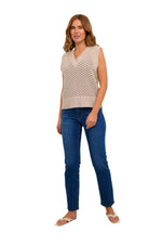 Kaffe Top Vest Knitted