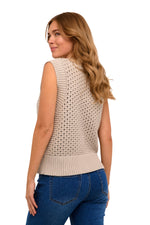 Kaffe Top Vest Knitted