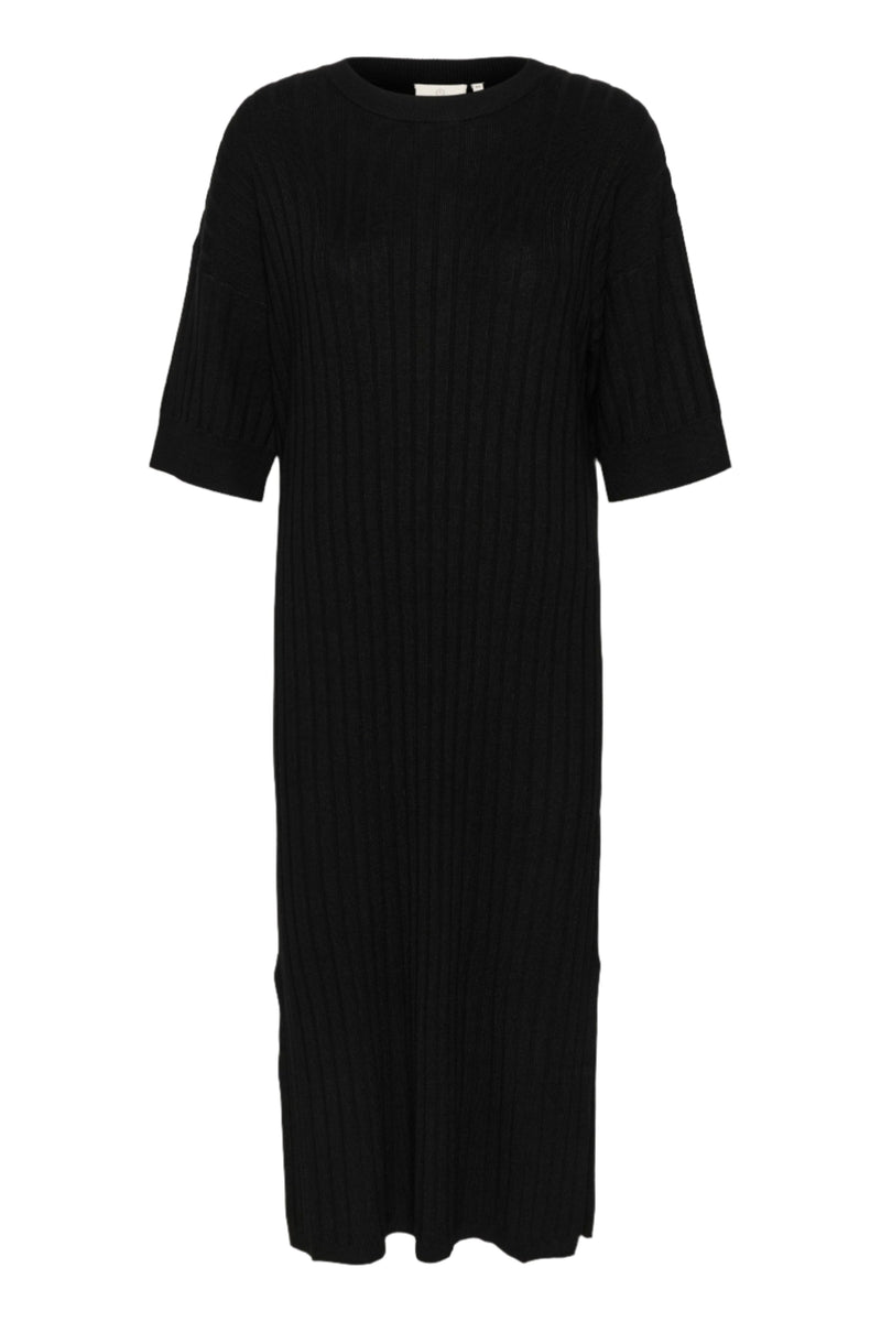 Side Slit Knitted Dress