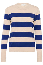 Kaffe Top Pullover Striped