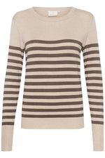 Kaffe Top Pullover Striped