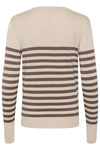 Kaffe Top Pullover Striped