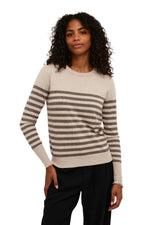 Kaffe Top Pullover Striped