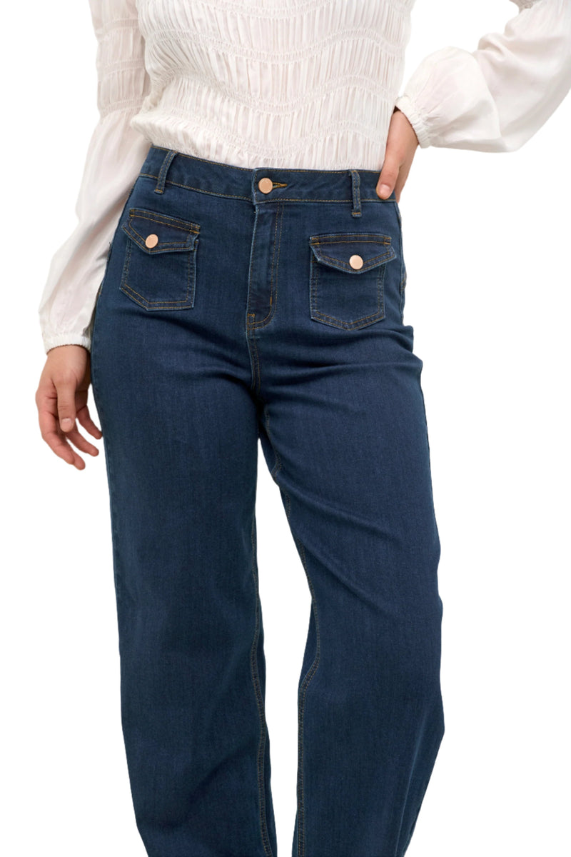 Cream Bottom Jean Audrey Fit