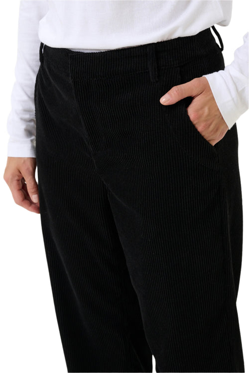 High Waisted Corduroy Straight Leg Pants