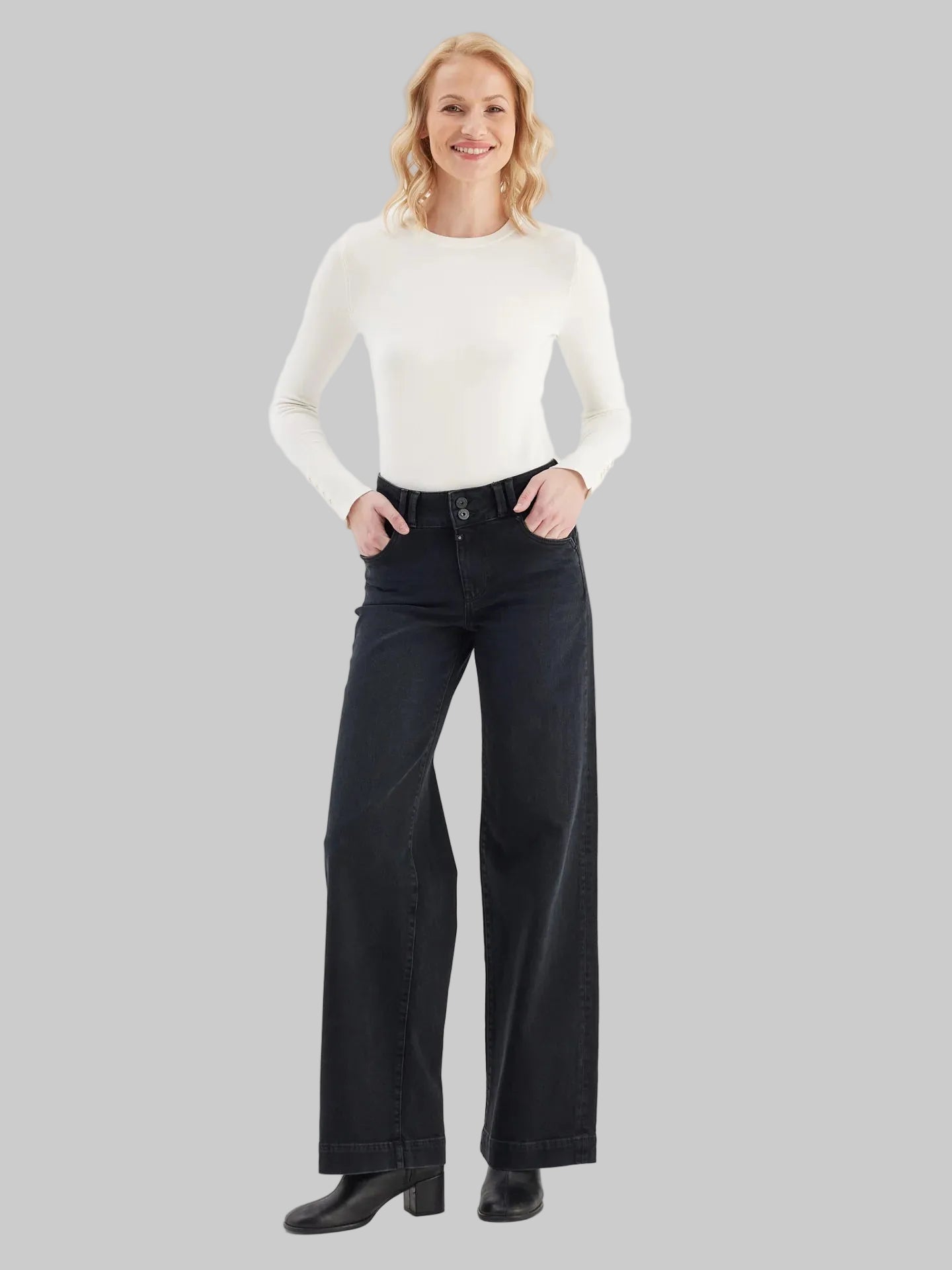 Carlotta Mid Waist Full Length Jeans
