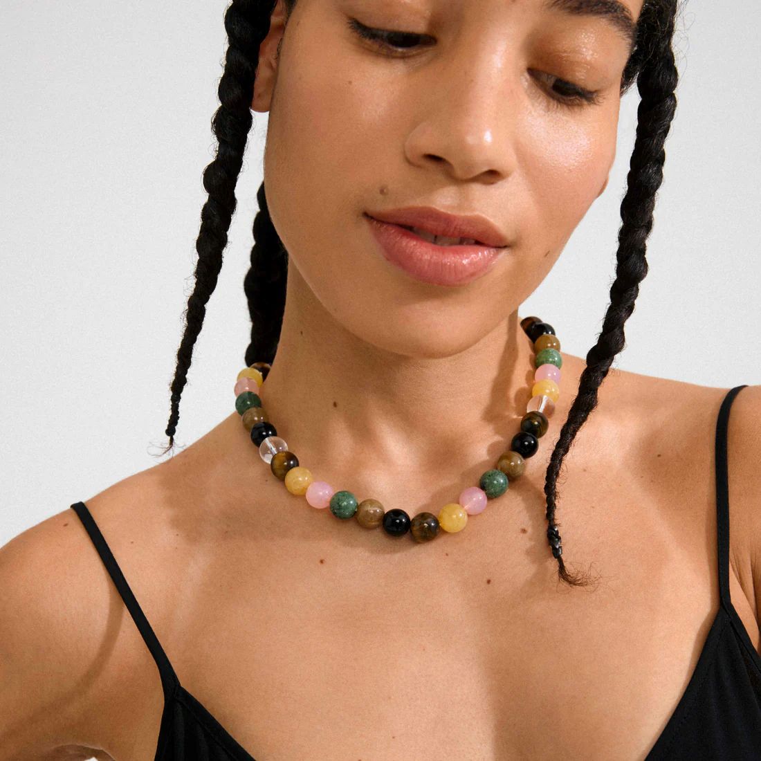 Unfold Semi-Precious Stones Necklace Multicolour