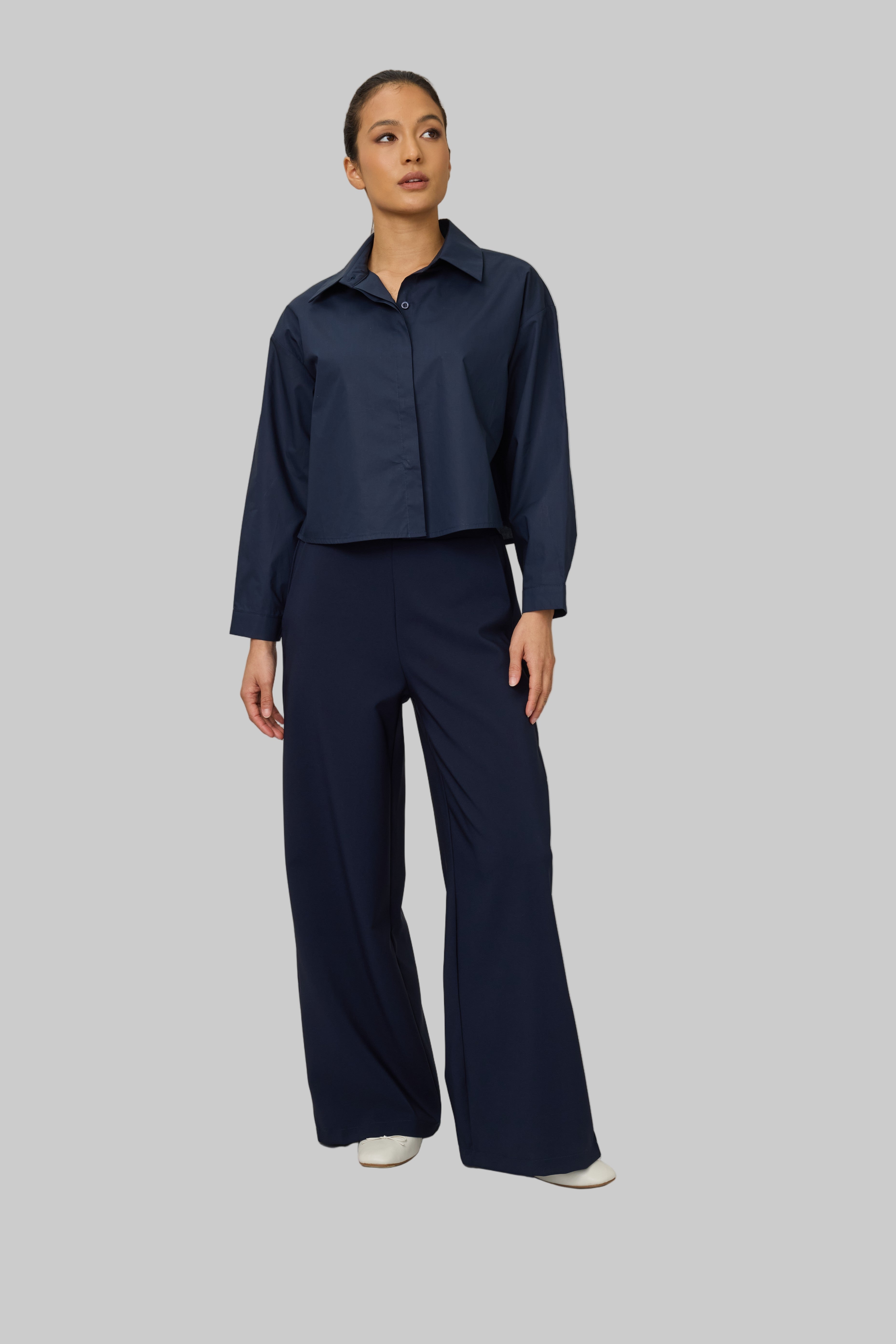 Stretch Wide Leg Pant