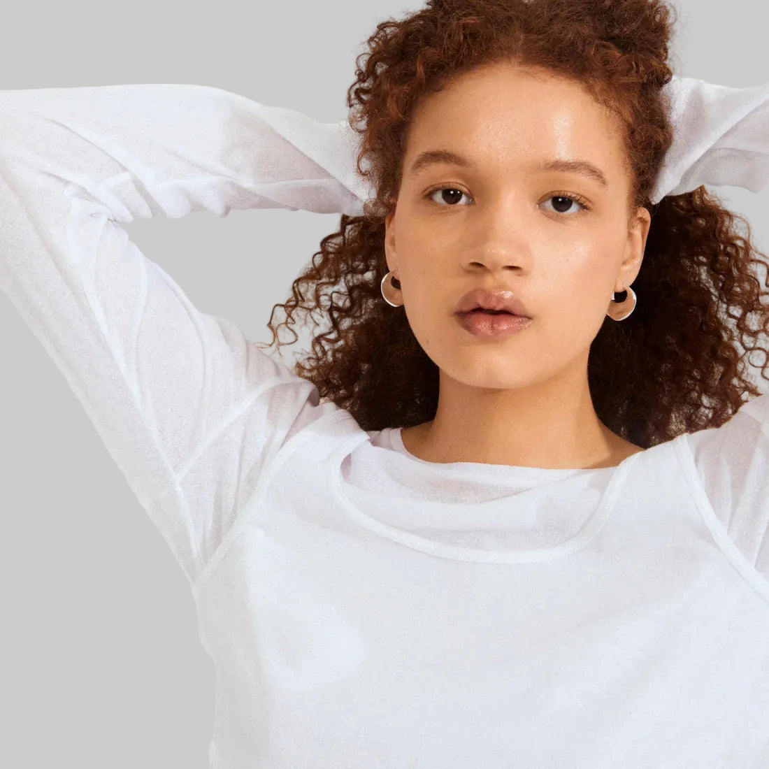 Sense Recycled Flattened Hoop Earrings